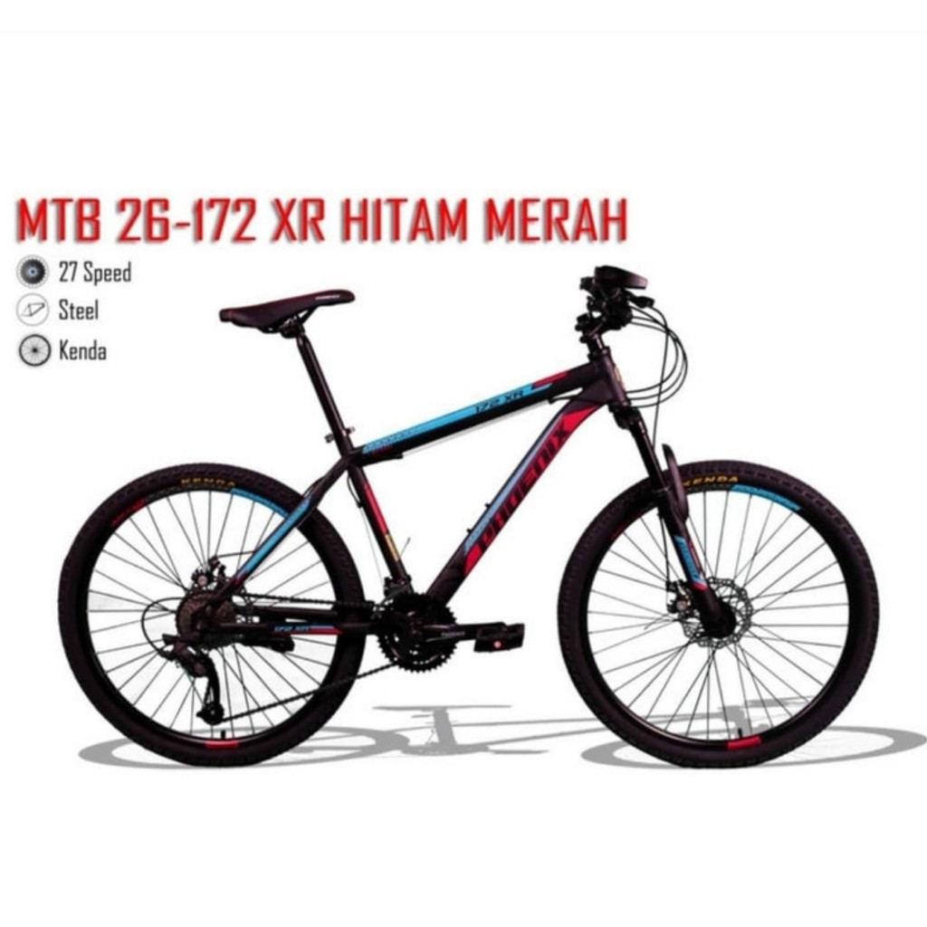 Sepeda Gunung MTB 26 dan 27.5 PHOENIX 172 XR / 152 XR 9 SPEED