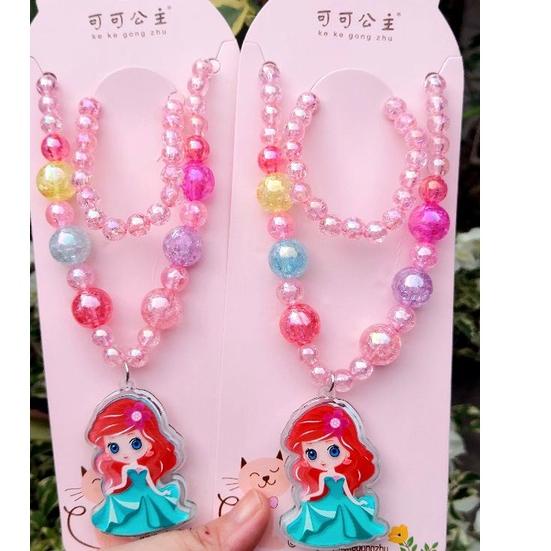 Buruan Cek [ULTRATOYS] KALUNG LAMPU ANAK PRINCESS MERMAID IMPORT