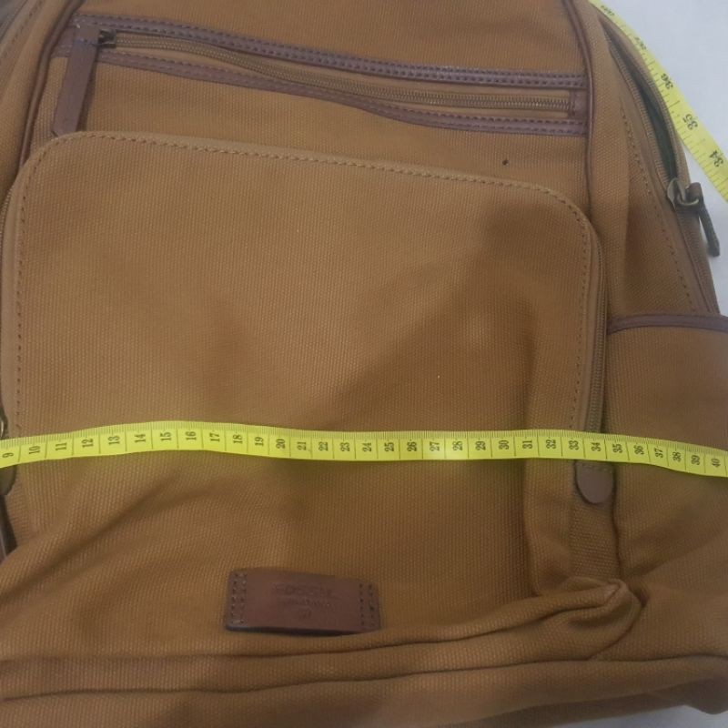 fossil backpack kanvas