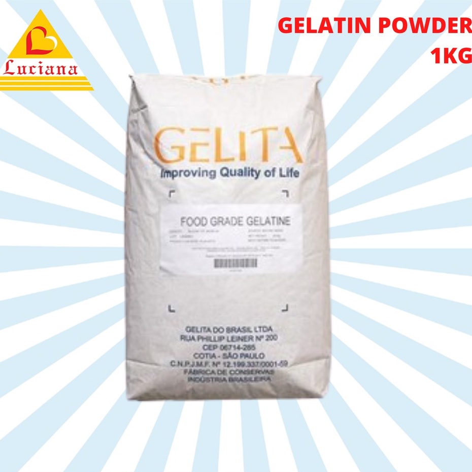 Gelatin bloom kemasan 1kg Repack