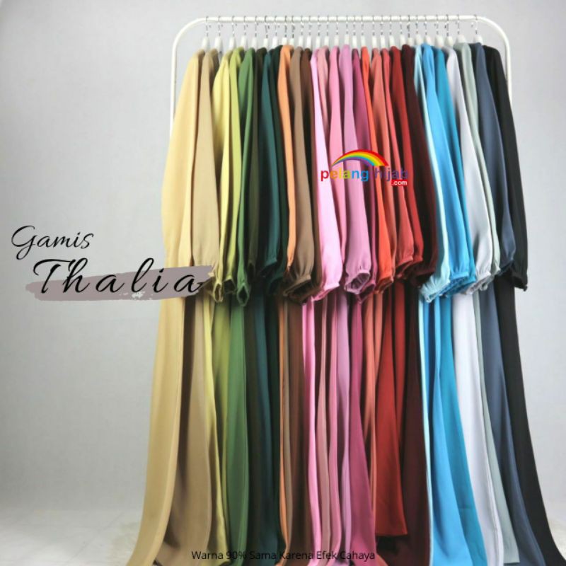 Pelangi Hijab Gamis Muslimah Syari Remaja Dewasa Muslimah