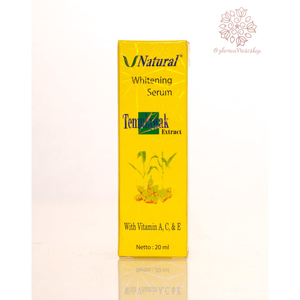 VNatural Whitening Serum Temulawak Extract 20ml