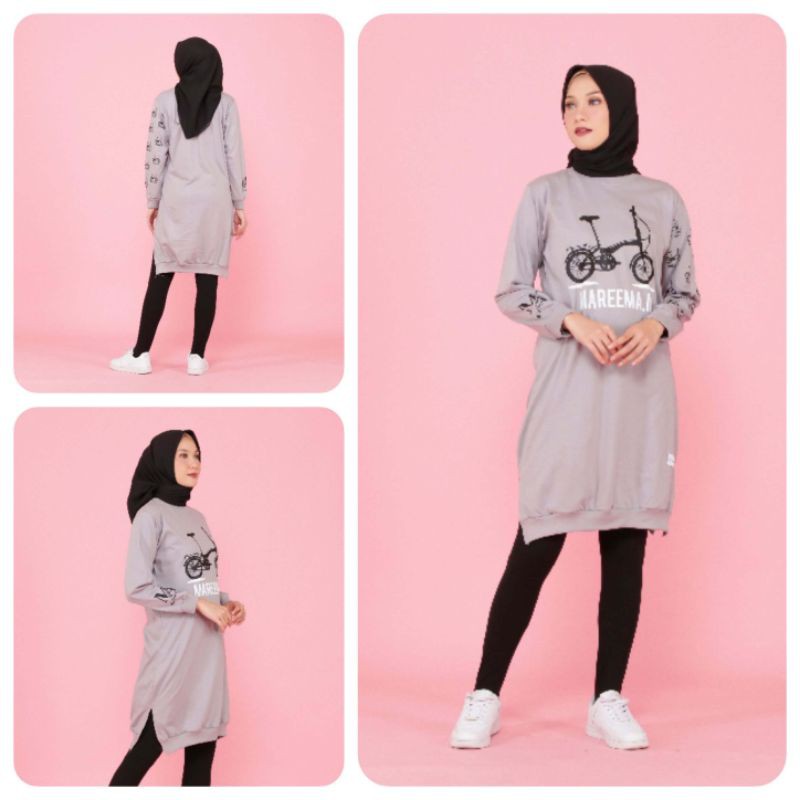 Atasan Tunik Muslim Wanita Premium Mareema