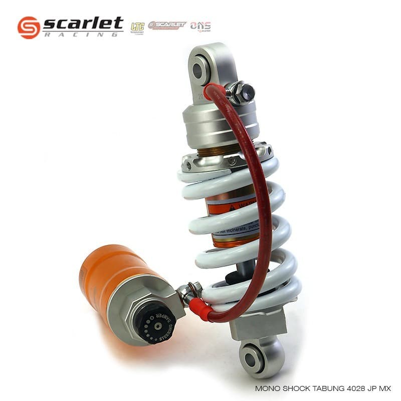 SHOCK MONO / SHOCK BELAKANG JUPITER MX 4028 TABUNG PISAH SCARLET