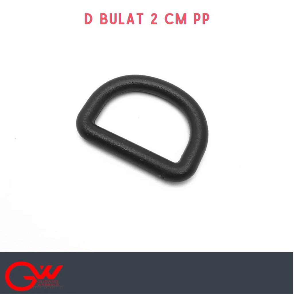 RING D PLASTIK / RING D 2 CM / RING D BULAT 2,0 CM PP