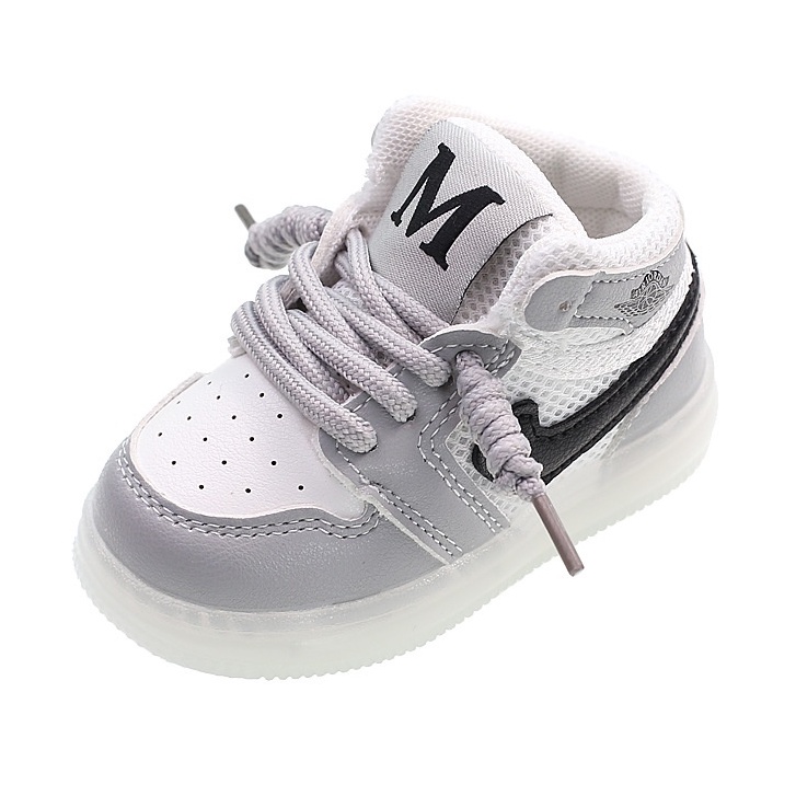 Minyun LED Sepatu Anak Sport Sneaker Anak Size 21-30 Usia 1-5 Tahun