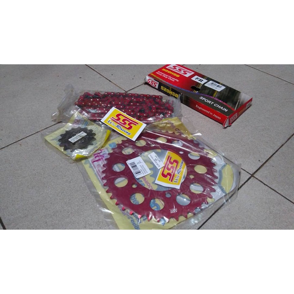 GEAR SSS KAWASAKI NINJA 250 MONO FULLSET