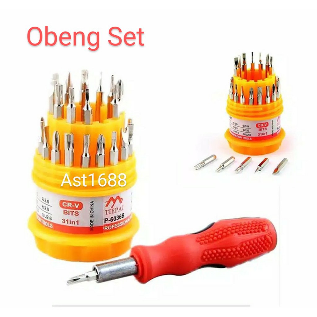 OBENG SET 31 IN 1 SERBAGUNA MURAH