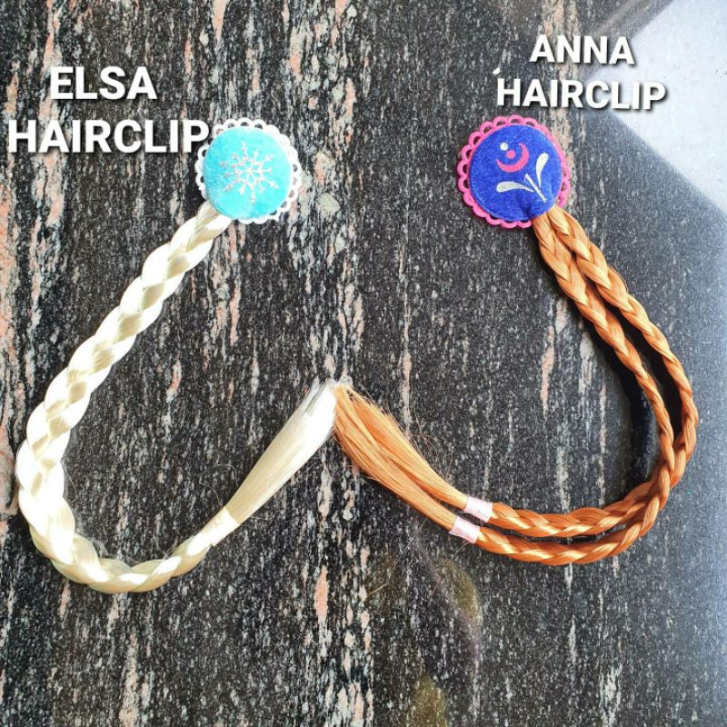 JEPIT RAMBUT ANAK / HAIR CLIP PRINCESS ANNA ELSA / KEPANG RAMBUT FROZEN / MAINAN ANAK / AKSESORIS