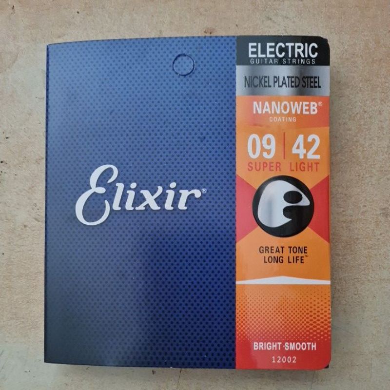 senar gitar elixir elektrik 009 satu set