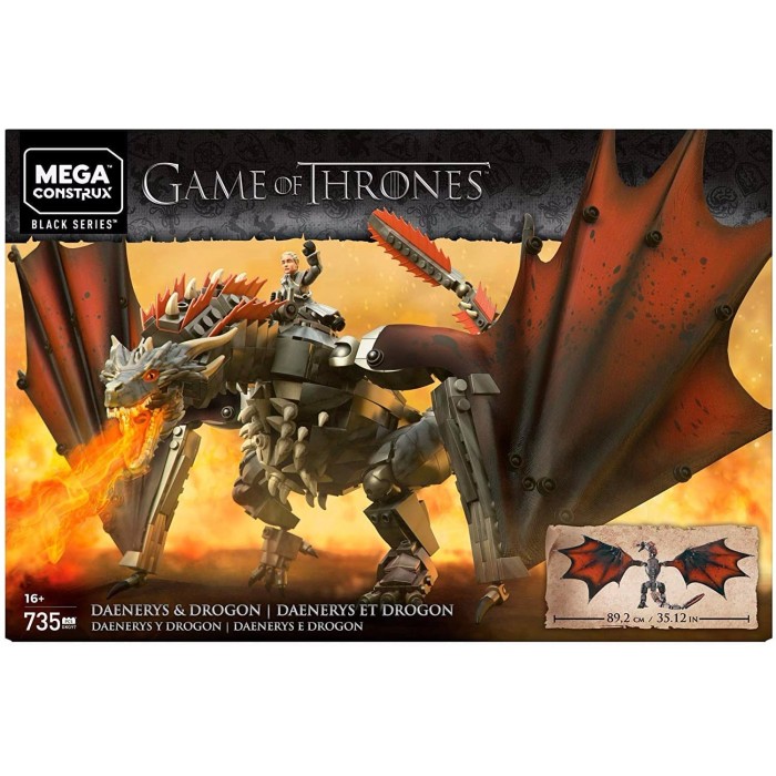 Lego / Brick Mega Construx Game of Thrones: Daenerys and Drogon