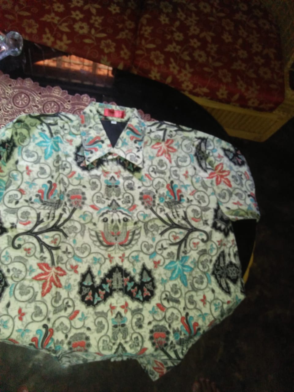 Sultan Cabut Warna Kemeja Batik Pria Katun Cabut Full Furing