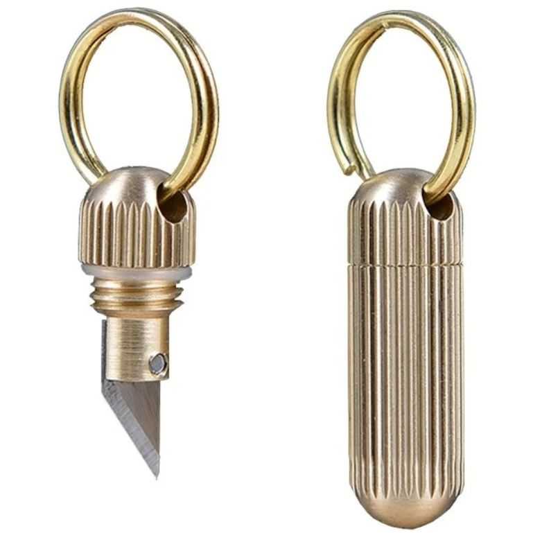 Pisau Cutter Mini Gantungan Kunci || Peralatan Outdoor Barang Unik Murah Lucu - K13