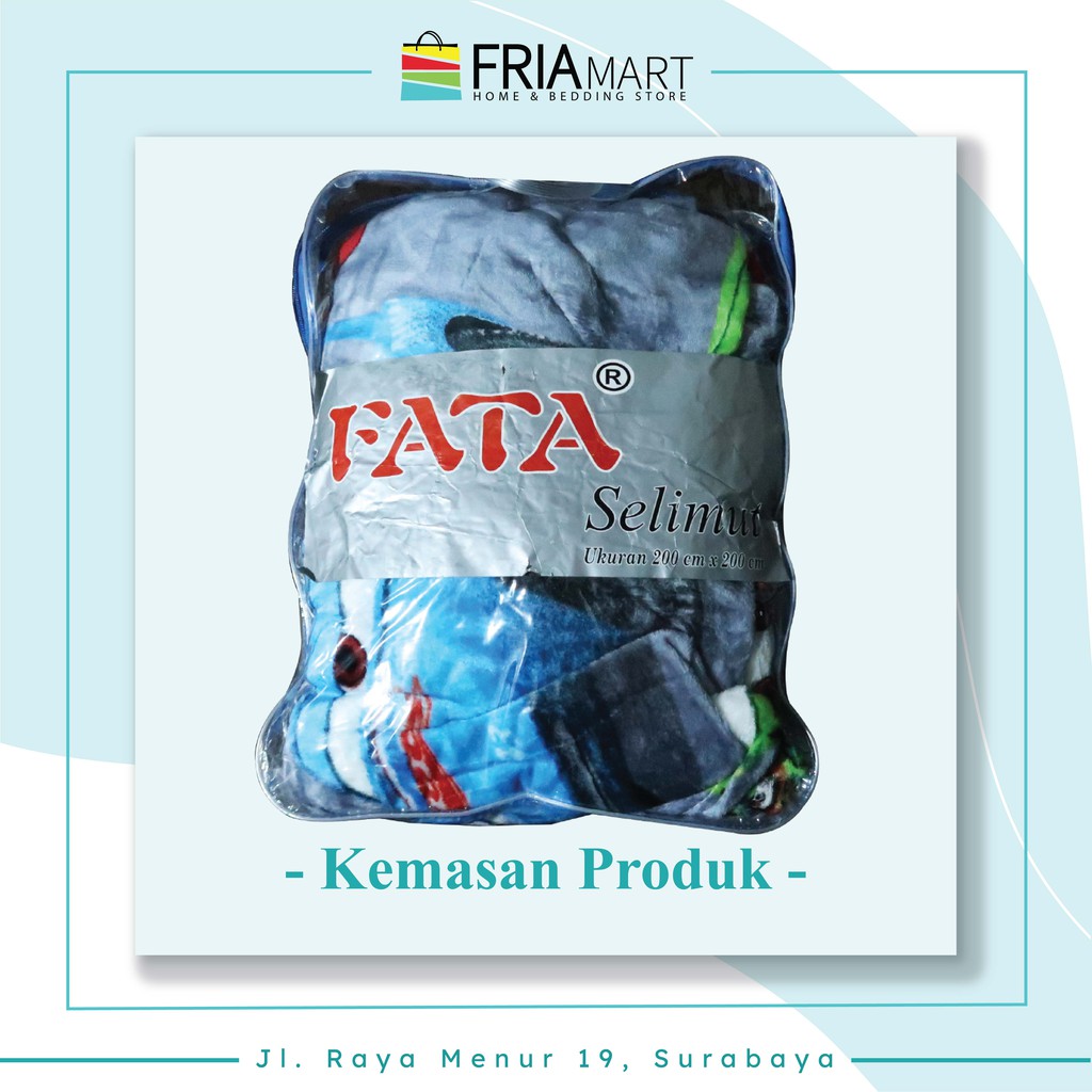 FATA Selimut Bulu 200x200 JUMBO Motif Dewasa Minimalis Murah bagian ke-2 FRIAmart-4