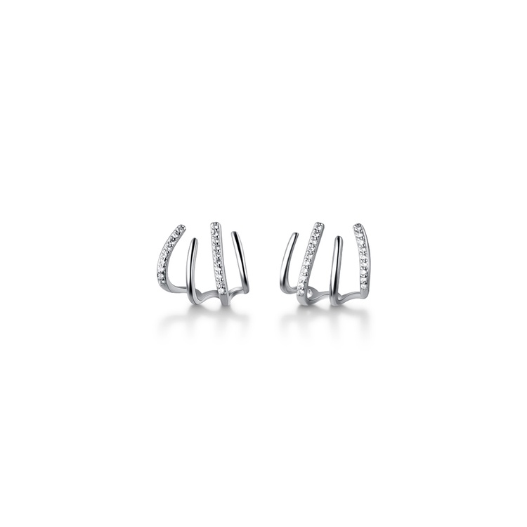 Anting Berlian S925 Silver Gaya Korea Untuk Wanita