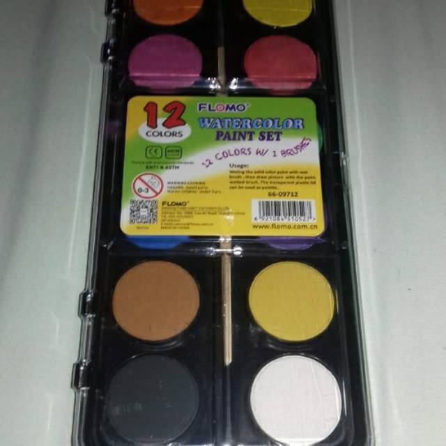 

FLOMO WATE COLOR PAINT CAKE SET