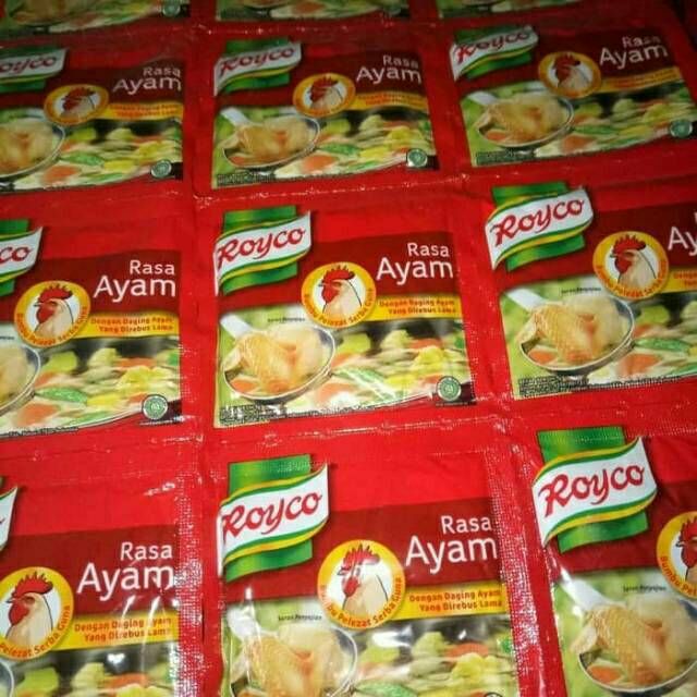 

ROYKO RASA AYAM/SAPI SACHET 8GR 1 RENTENG ISI 12 BKS