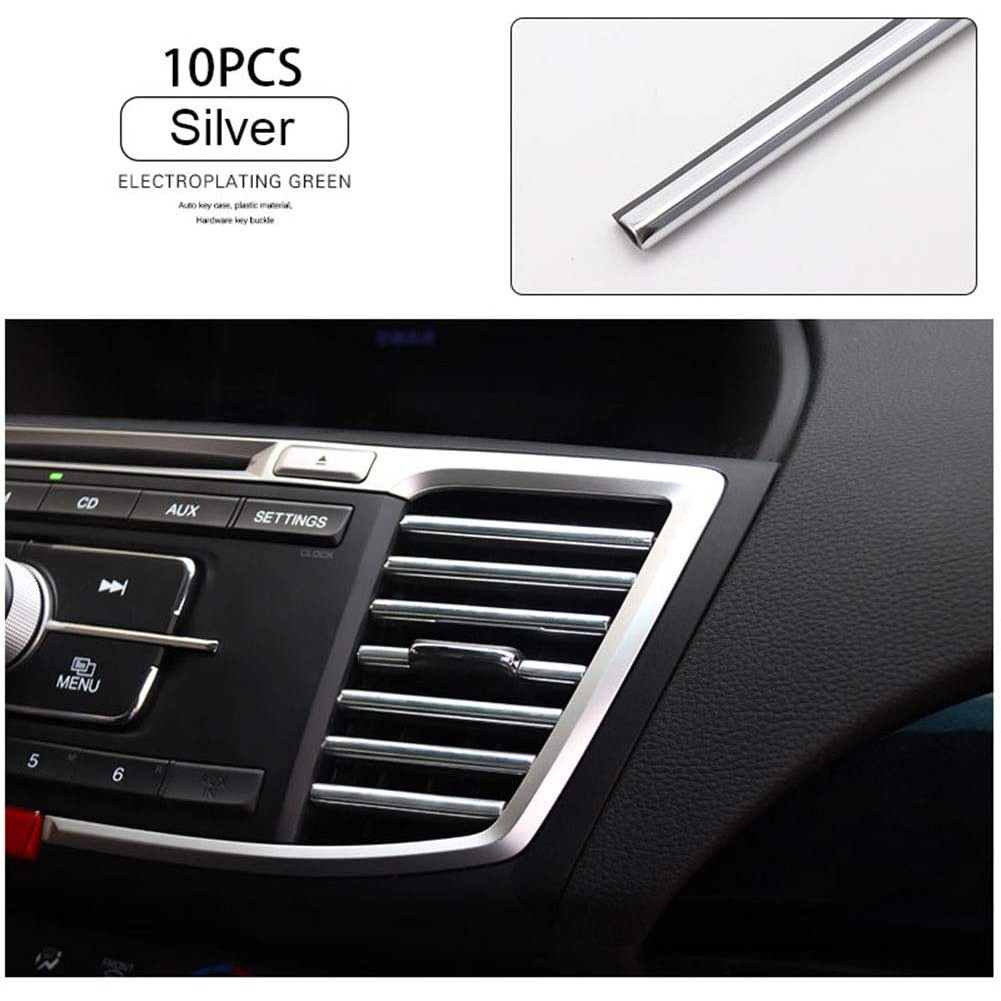 Trim List (10pcs) Ventilasi AC Mobil | Car Moulding Strip Interior