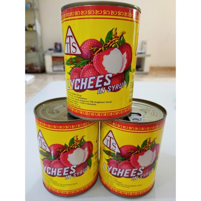 

Kalengbuah- Tts Leci Kaleng / Lychees In Syrup 567Gr / Lychee Kaleng Buah -Buah-Kaleng.