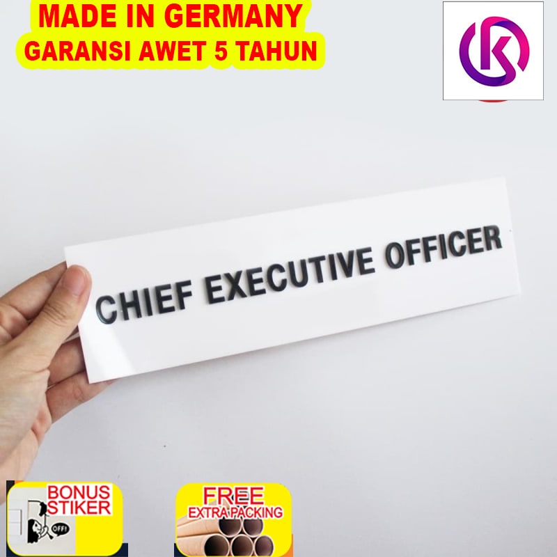

Promo Sign Signage Chief Executive Officer / Sign Acrylic Timbul