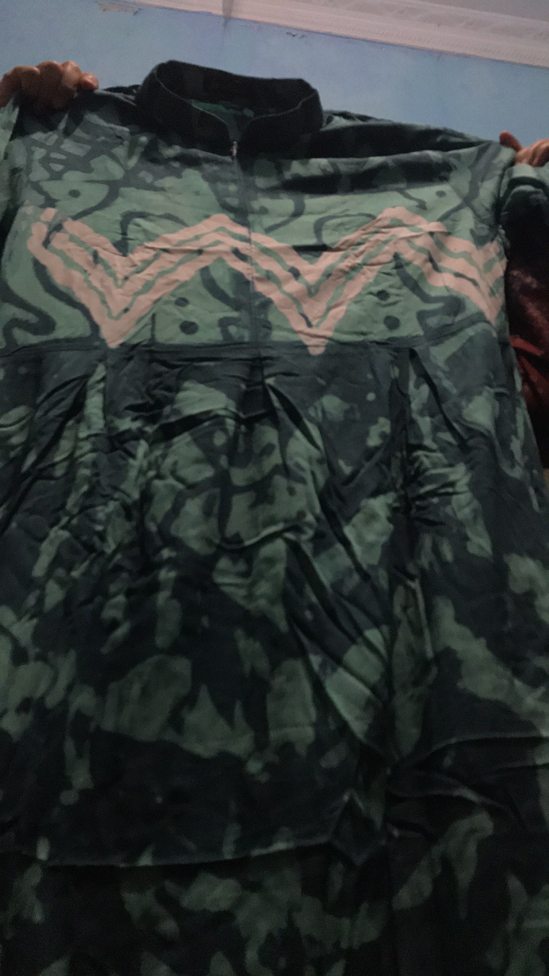 Tw87 Gamis Batik Twill Premim Motif Abstrak