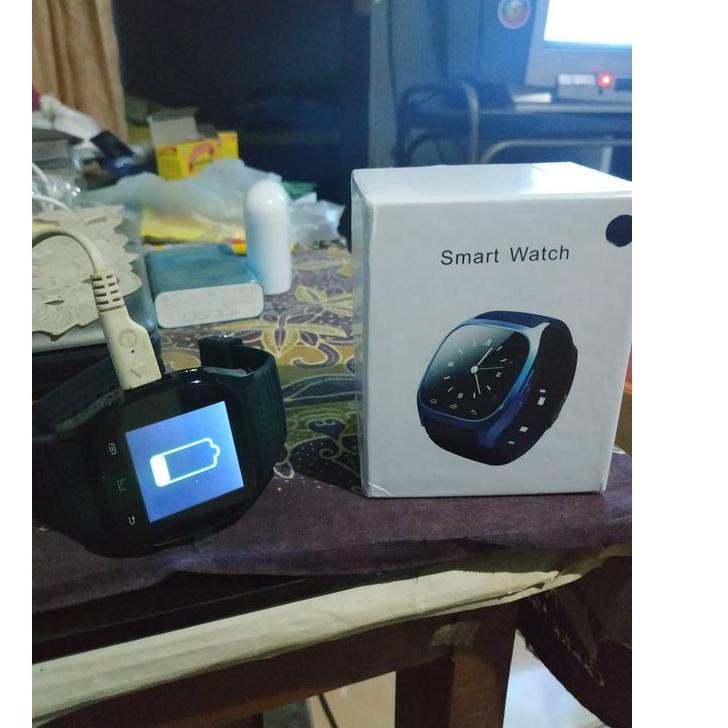 Terlaris.. Smartwatch M26 / M26 Smart Watch - Black N8M8