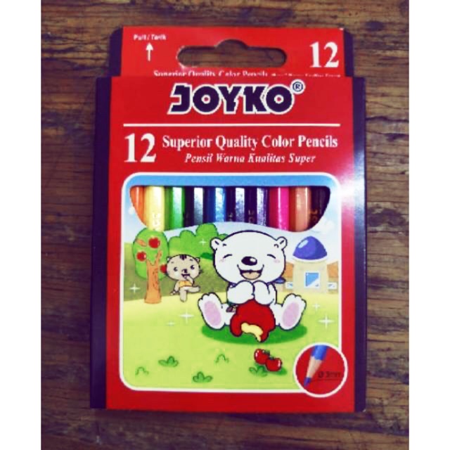 

Pensil Warna Joyko Pendek 12 Warna