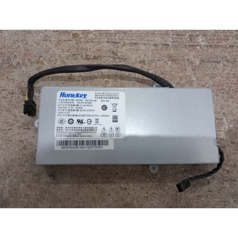 POWER SUPPLY PC AIO LENOVO 150W HKF1501-3B M800Z M900Z