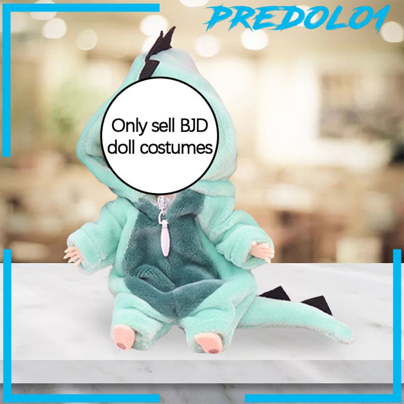 (Predolo1) Mainan Jumpsuit Lengan Panjang Untuk Aksesoris Boneka 16cm 1 / 12