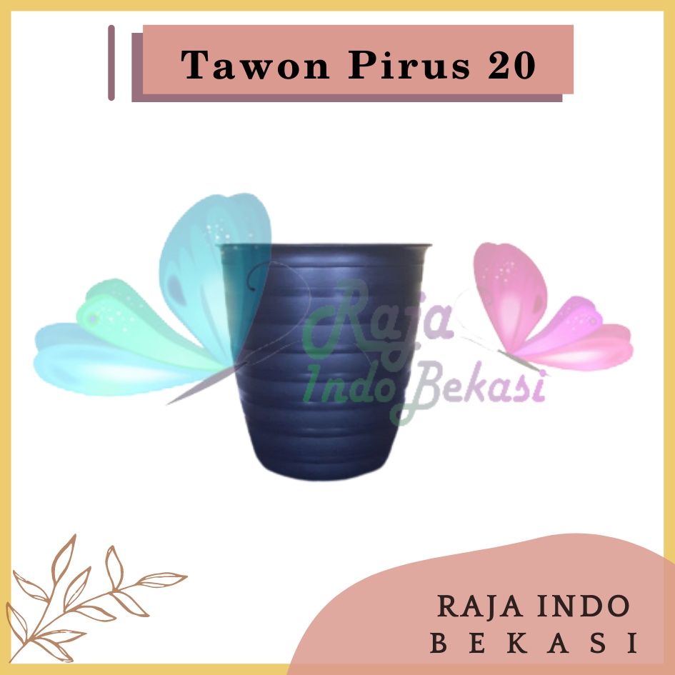 Pot Tawon Pirus 20 Hitam Tawon Pirus Tirus 18 20 21 24 25 Cm Grosir Murah - Pot Tinggi Besar Murah