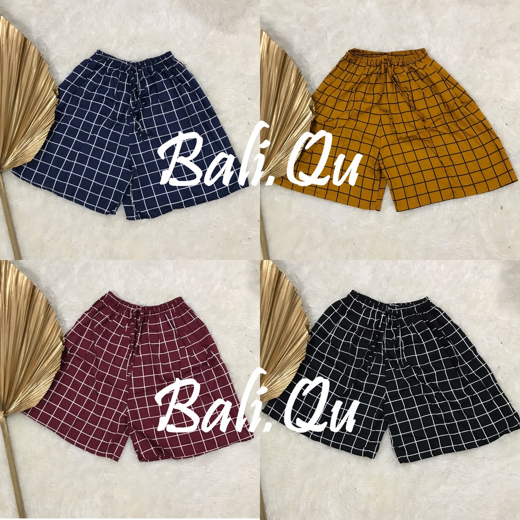 Celana Pendek Motif Kotak Kotak Bali Shopee Indonesia Celana Pendek Motif Kotak Kotak Bali Shopee Indonesia