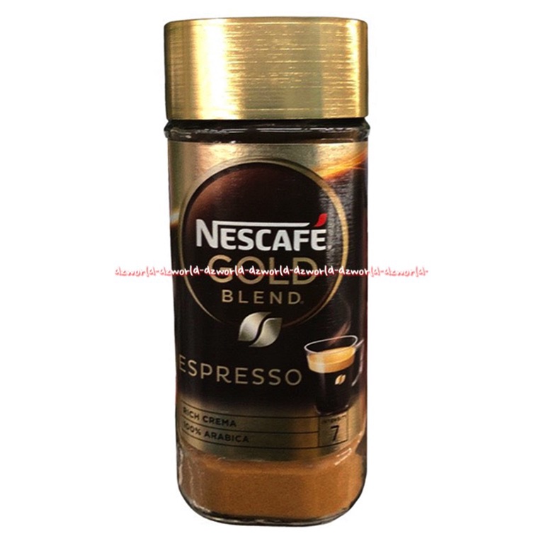 Nescafe Gold Blend Espresso 100gr Rich Crema Kopi Bubuk Halus Nescafe Kemasan Botol 100% Arabica Coffee Espreso