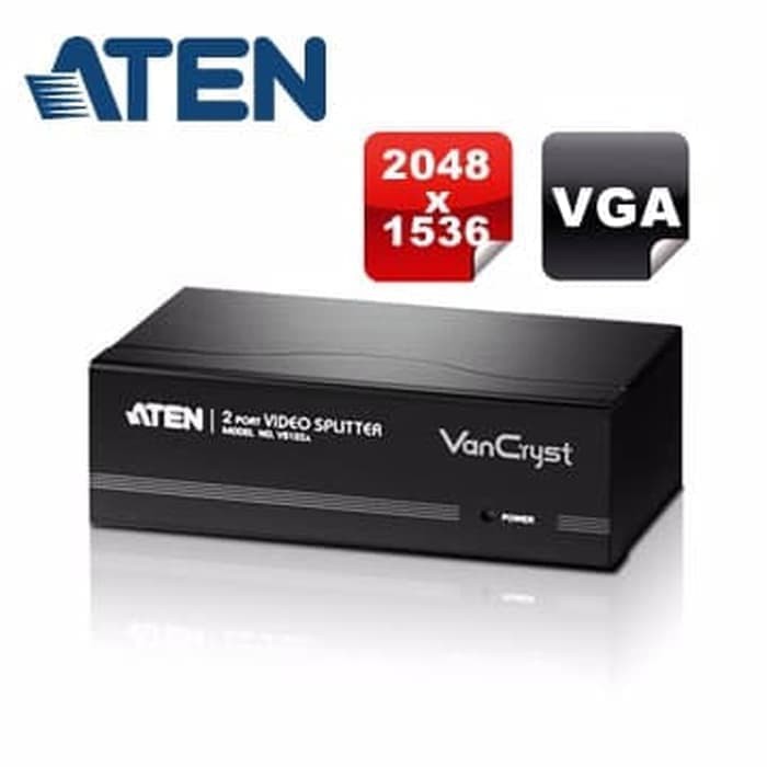 ATEN KVM Switches - 2-Port Video Splitter VS132A