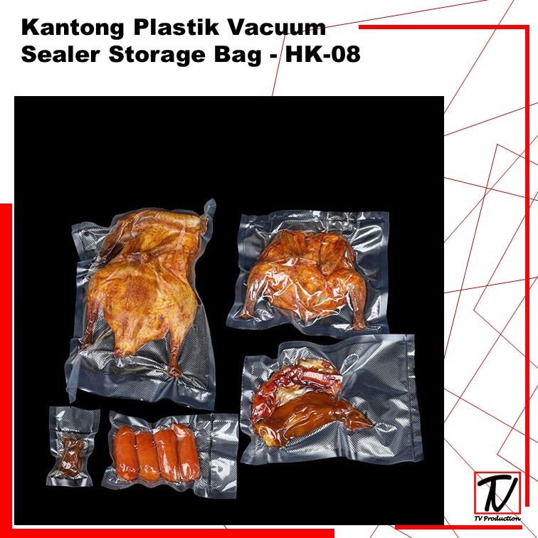 Kantong Plastik Vacuum Sealer Storage Bag  100PCS