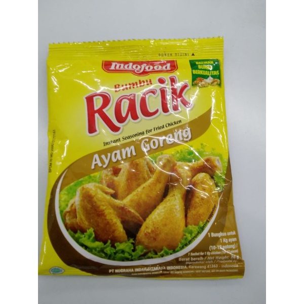 

INDOFOOD BUMBU RACIK AYAM GORENG 26G