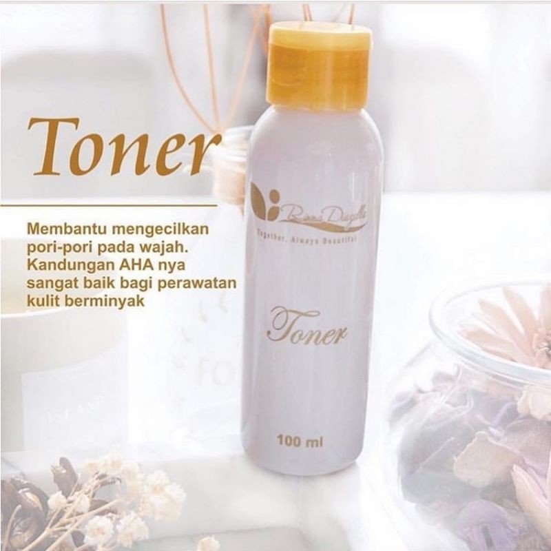 [[TONER KHUSUS JERAWAT PARAH, FLEK HITAM DAN WAJAH KUSAM]] Ecer Toner Rinna Diazella