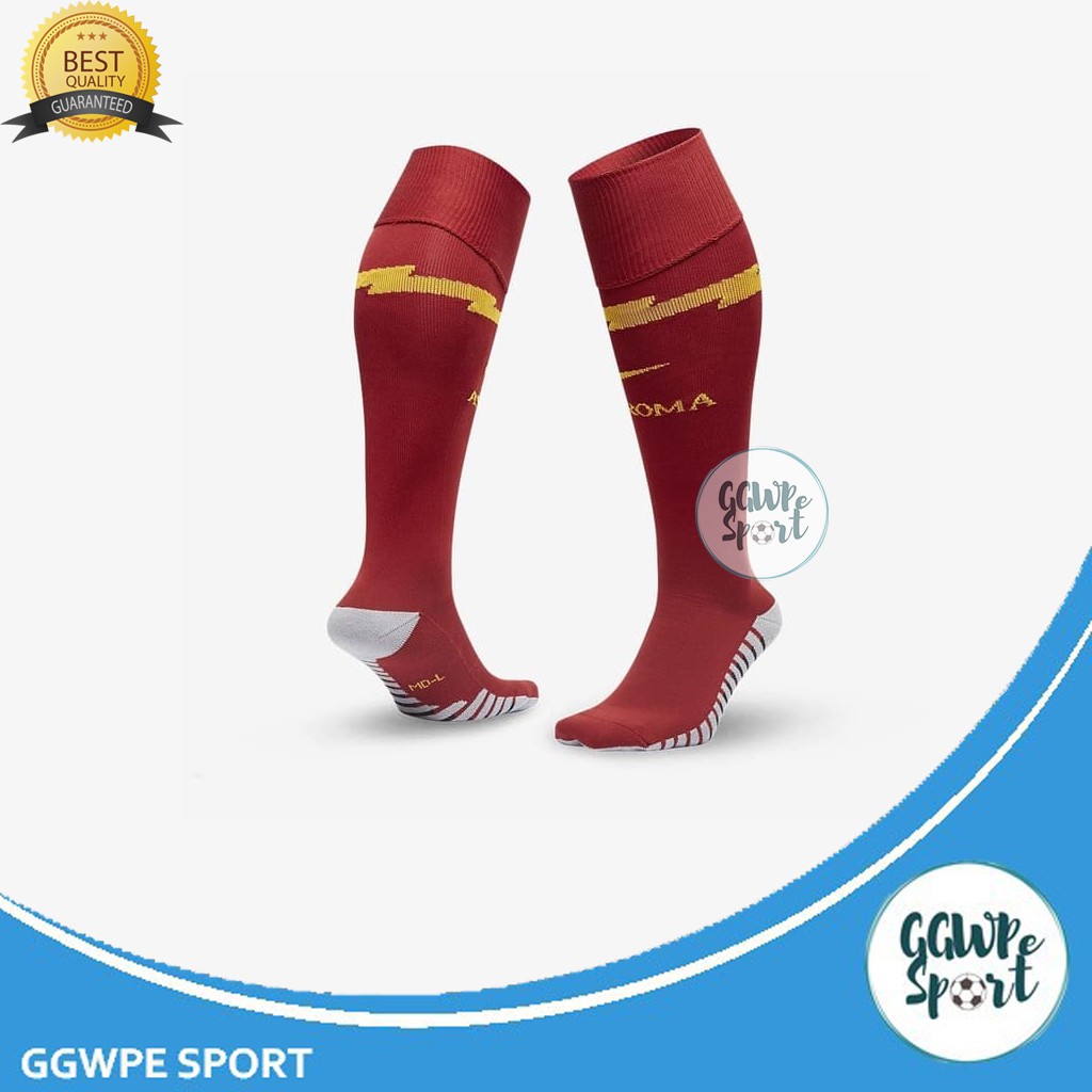 KAOS KAKI AS ROMA 2019 2020 HOME KAOS KAKI BOLA TERBARU KUALITAS JAMINAN GRADE ORI