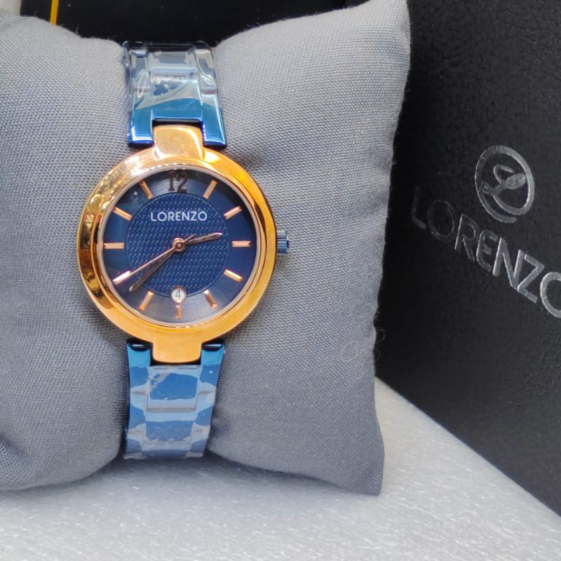 Jam Tangan Wanita Lorenzo Original 1069 Tanggal Aktif Garansi 1 Tahun