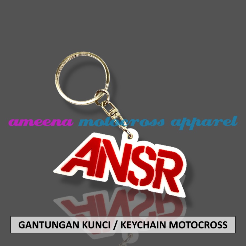 Gantungan Kunci Motocross - Keychain Trail MX - Gantungan Kunci Trabas - Keychain Enduro - Souvenir Trail - Keychain Souvenir - AN103