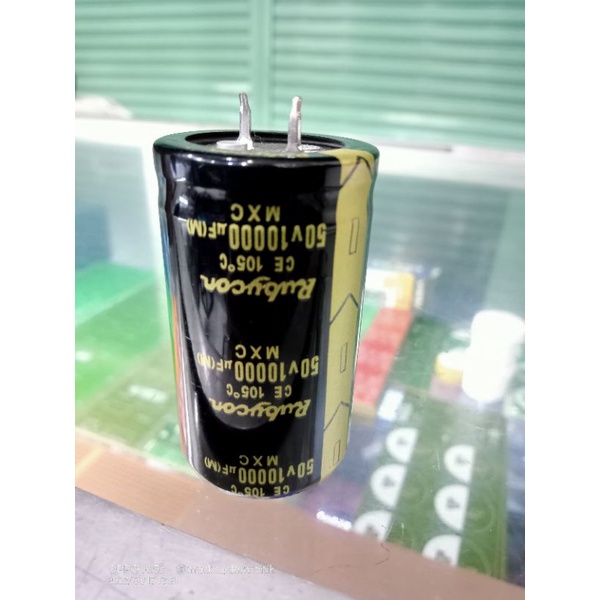 elco 10.000mf/50v rubycon hitam