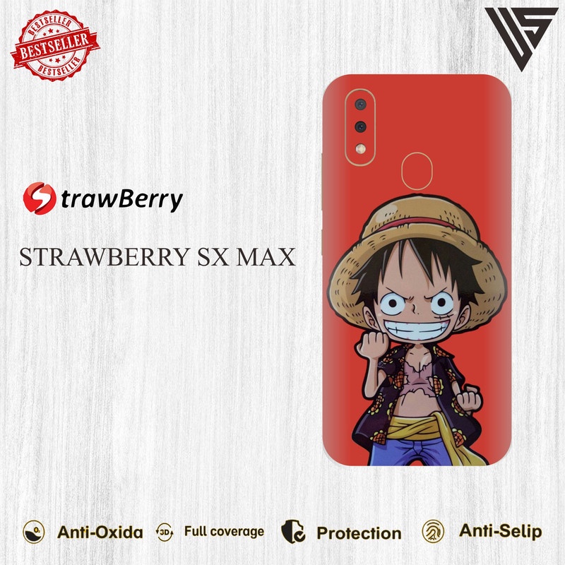 GARSKIN HANDPHONE STRAWBERRY SX MAX (ISI 2PCS)