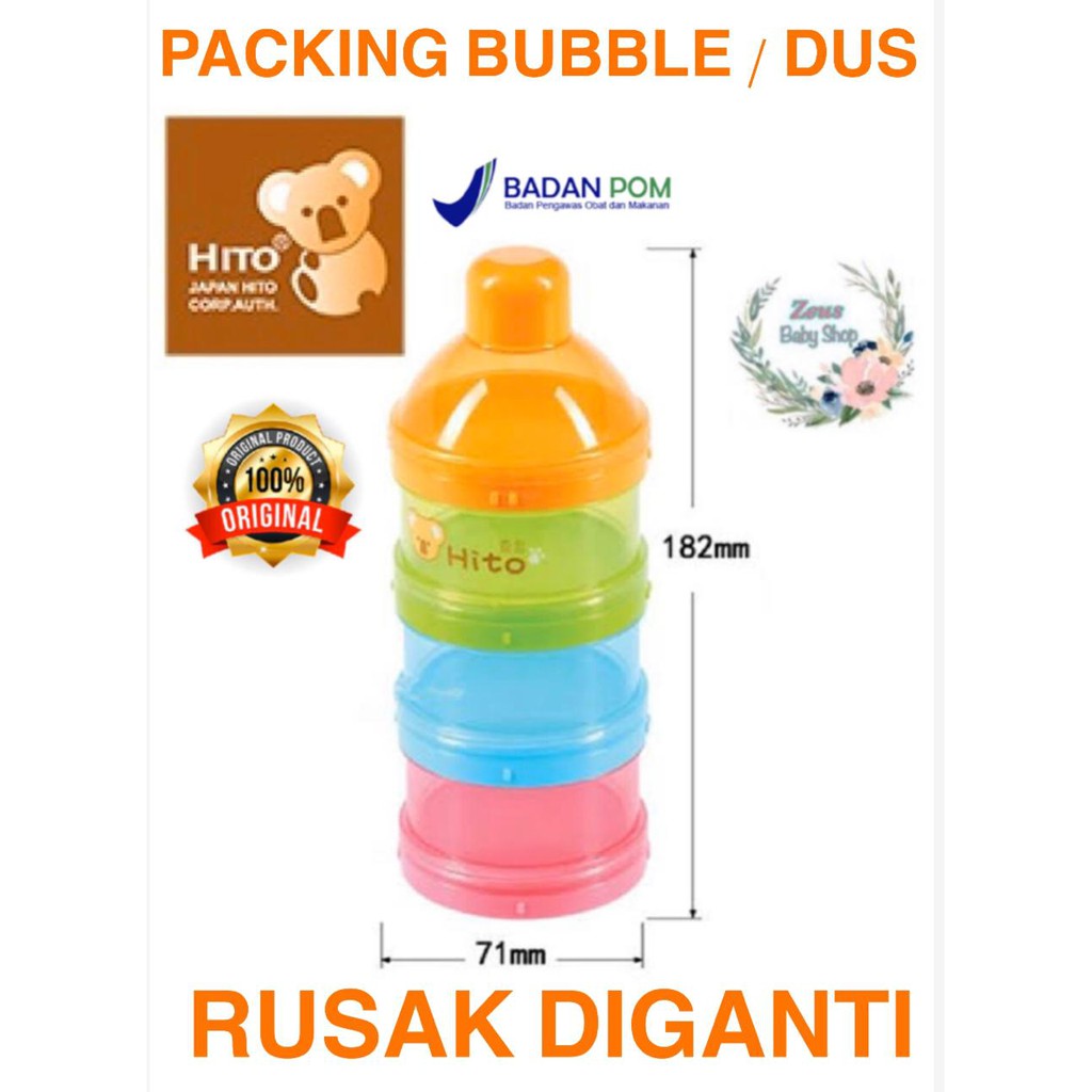 zeus- babymoov Kotak Wadah Dispenser Susu Bubuk &amp; Makanan Tingkat - milk dispenser - kotak susu