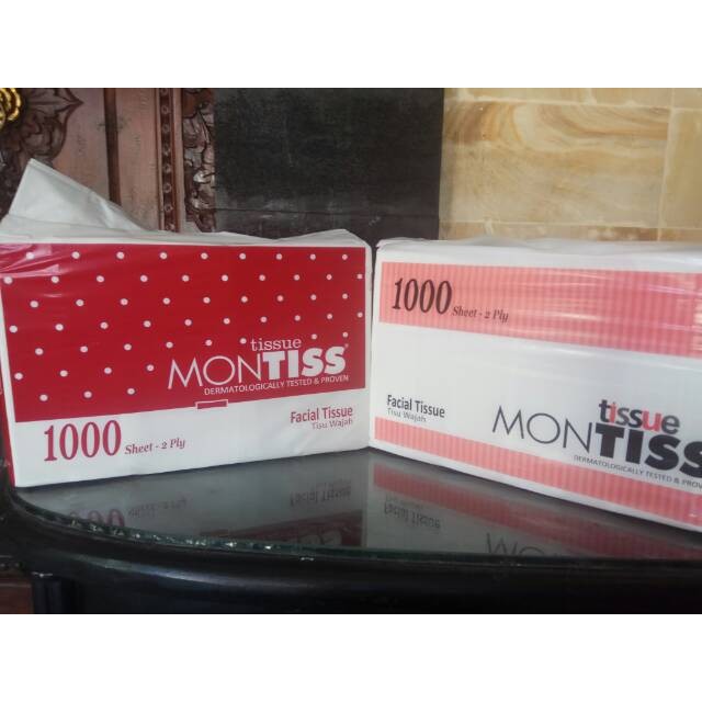 Montiss Facial Tissue 1000 Sheets 2Ply - Tissue Montiss Tisu Montis-5