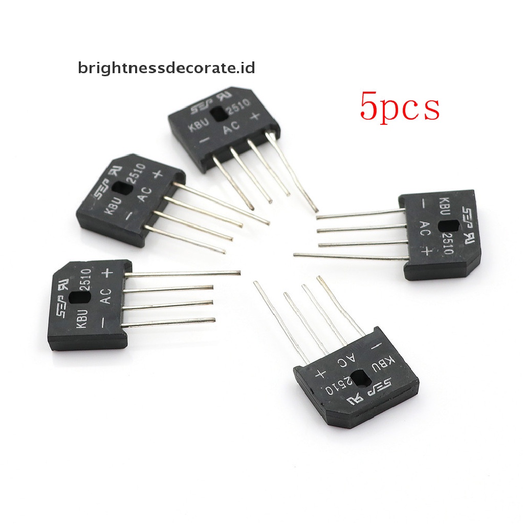 5pcs Dioda Bridge Rectifier 25A 1000V KBU2510