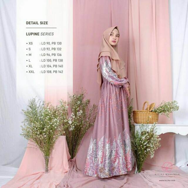 Lupine series kiciks muslimah