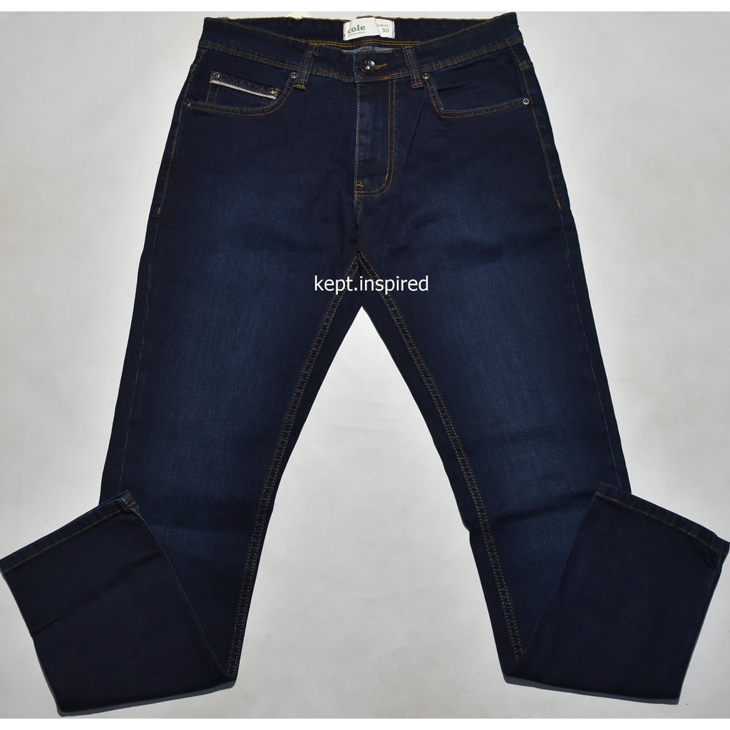COLE Celana Panjang Pria Jeans Denim Medium Slimfit KDT 11 ORIGINAL