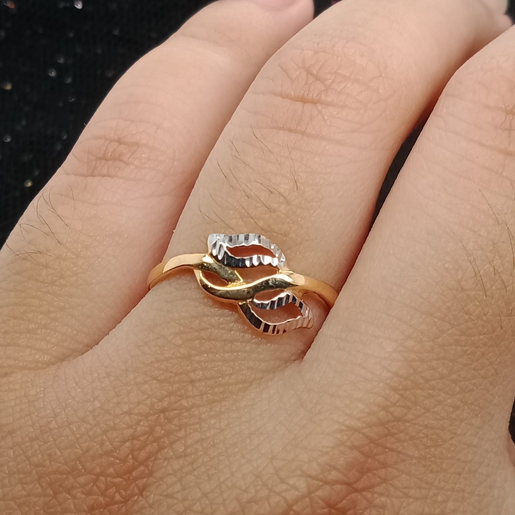 Cincin Emas 17K - 1 gr Kadar 750 - 773