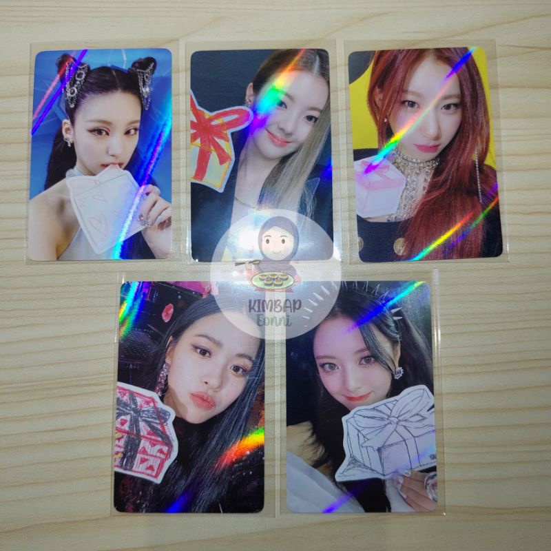 ITZY WITHDRAMA HOLOGRAM OFFICIAL PHOTOCARD PO BENEFIT CRAZY IN LOVE