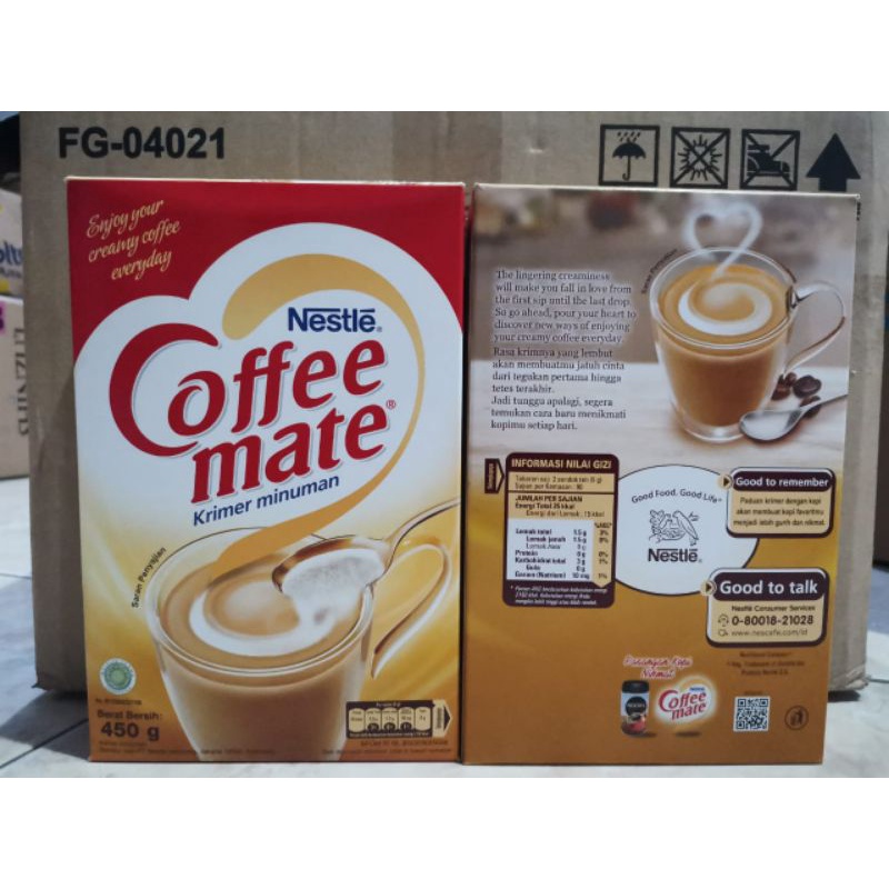 Jual Nestle Coffee Mate Creamer Box 450gr Indonesia|Shopee Indonesia