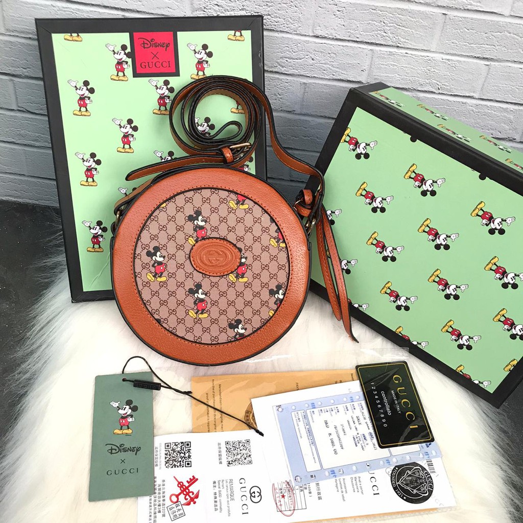 GUCCI SLING MICKEY BULAT  FREE BOX GUCCI MICKEY